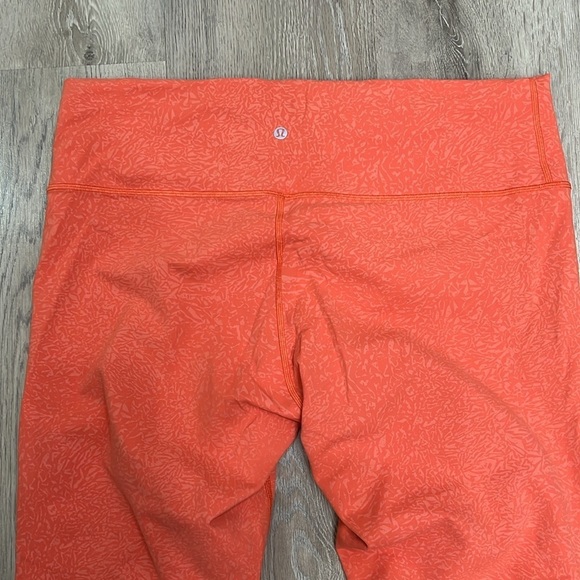 Lululemon Wunder Train High-Rise Tight 25 Like New in Coral - Picture 8 of 8